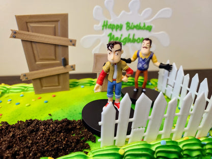 Hello Neighbor -Birthday Cake Topper