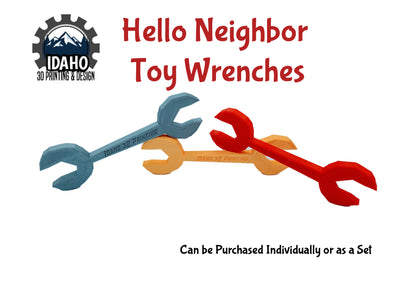 Hello Neighbor - Keys, Wrenches and Accessories *Fan Inspired*