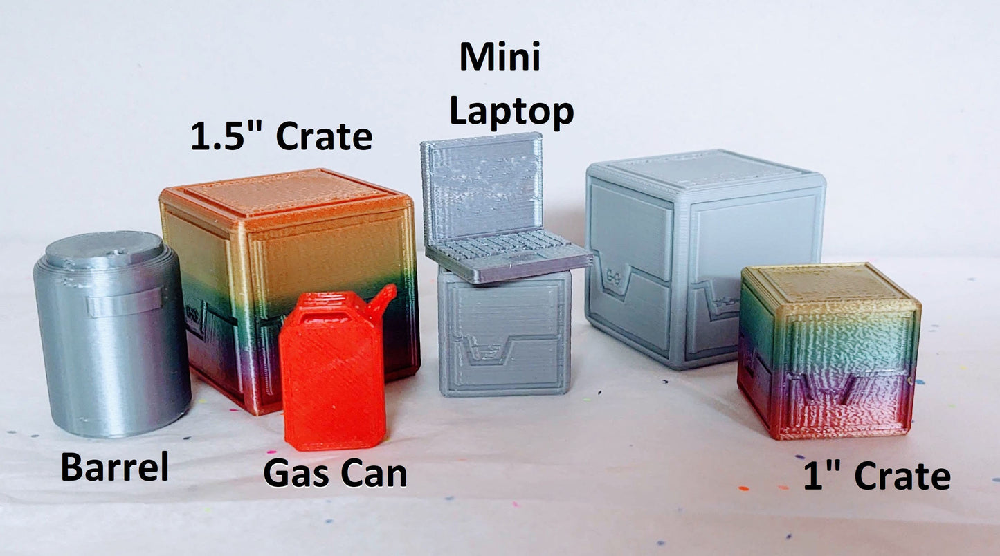 Astronaut Crewmate Spaceship - Accessories Miniatures, Crates, laptop Toys