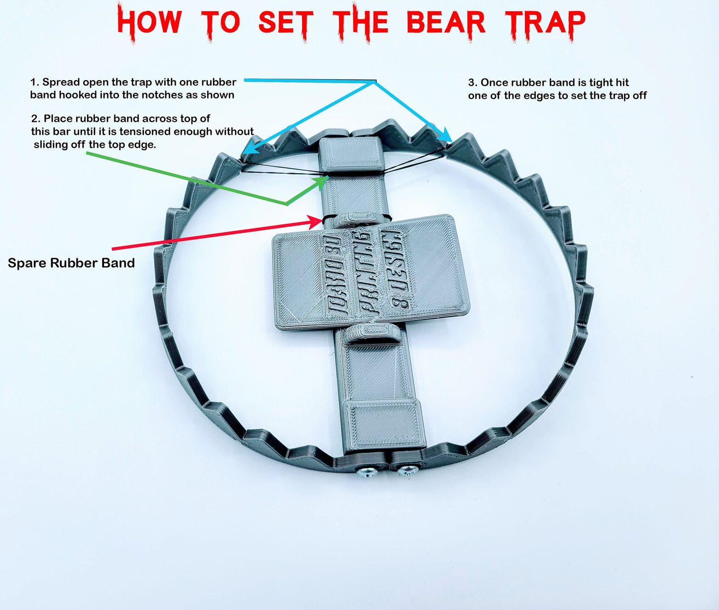Halloween Prop - Bear Trap