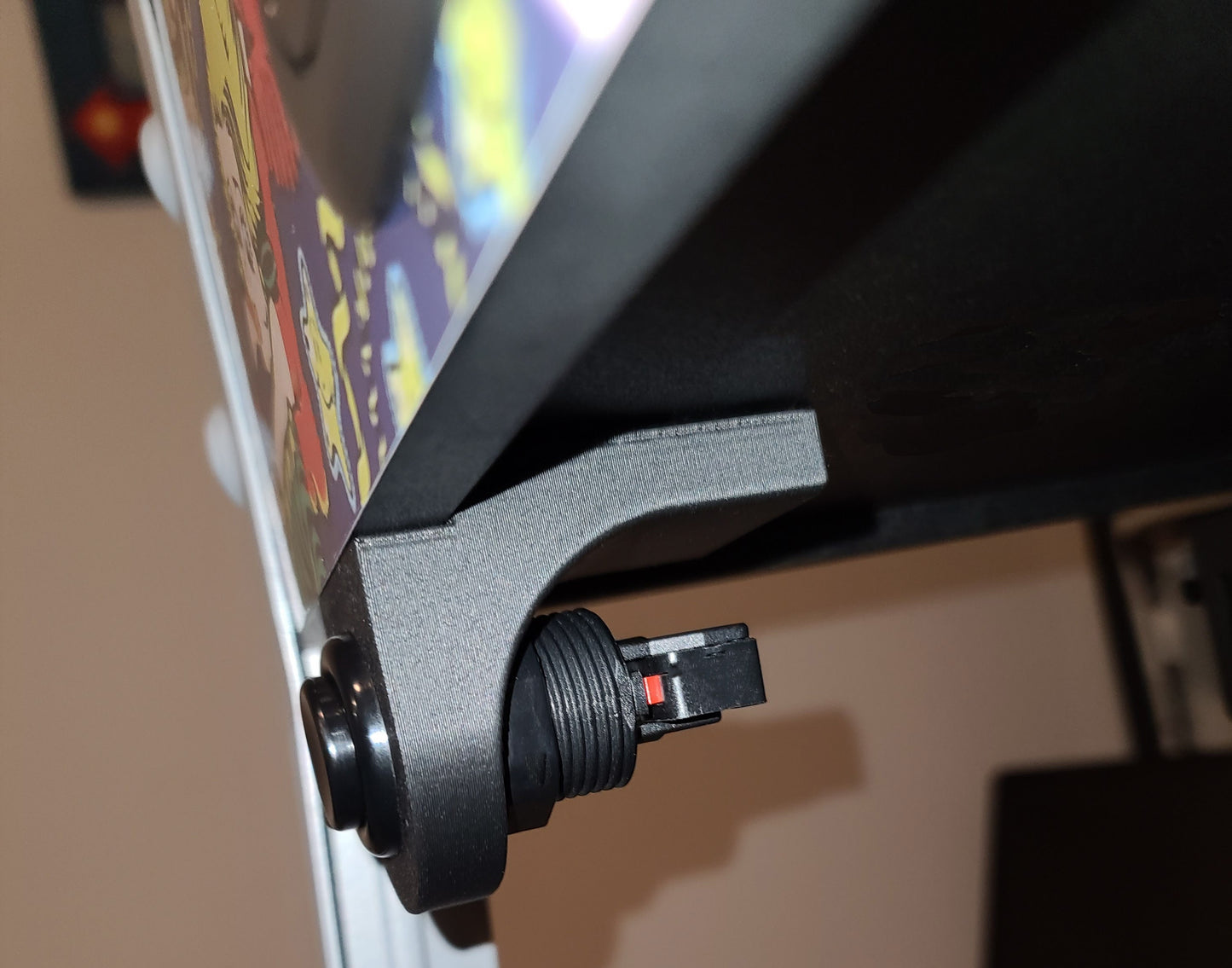 Legends Pinball VIBS Button Mounting Bracket - AT Games - Video Input Backglass Switch - ALP