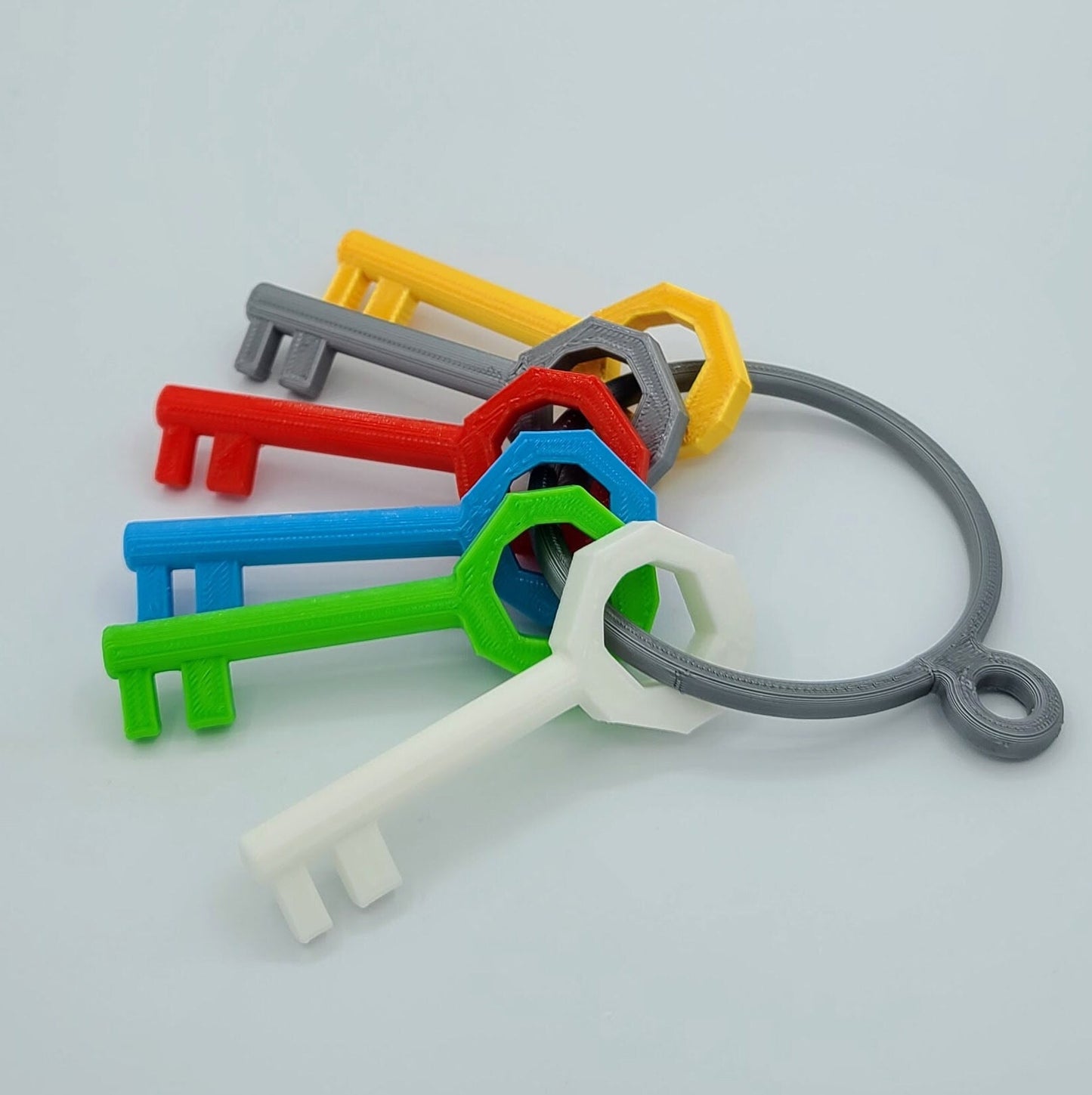 Hello Neighbor - Toy Keys with Keyring for Pretend Play