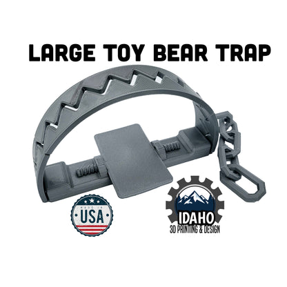 Large 10" - Bear Trap |Great for Halloween | Role Playing | Cosplay | Kids Toys